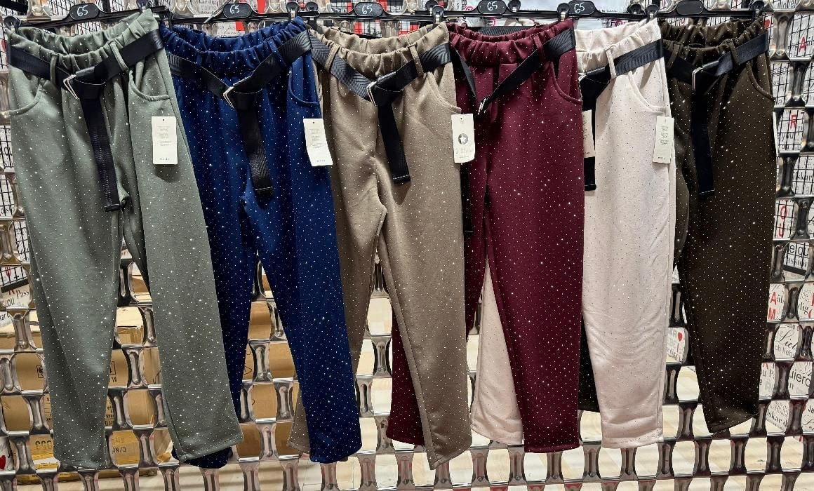 PANTALON CU STRASURI DAMA ANGRO