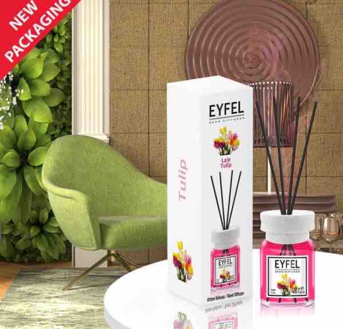 Odorizant cameră Eyfel Lalele Engros  120ml