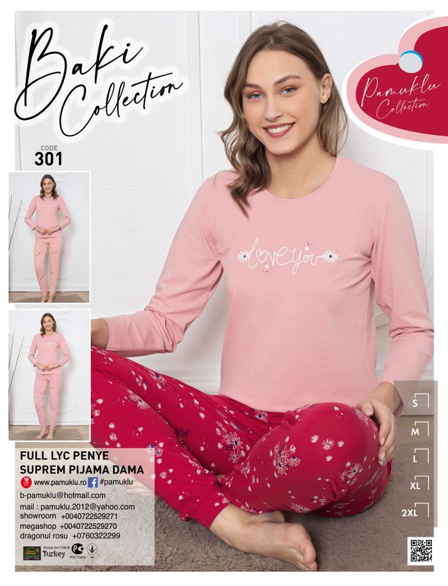 Pijama Dama Baki Licra 301 Engros