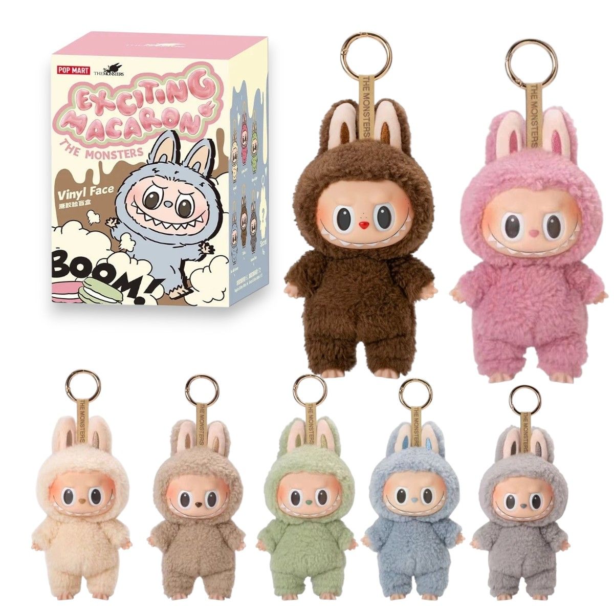 Labubu Exciting Macaron Blind Box Surpriza Dulce, Figurina Misterioasa si Adorabila de Colectie Engros