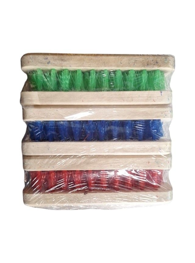 Perii Engros pentru covoare, set 6 buc, diverse culori, maner lemn