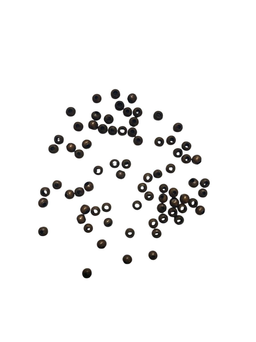 Bile metalice culoare cupru pentru decor, 10 000 buc., dimensiuni: 3 mm
