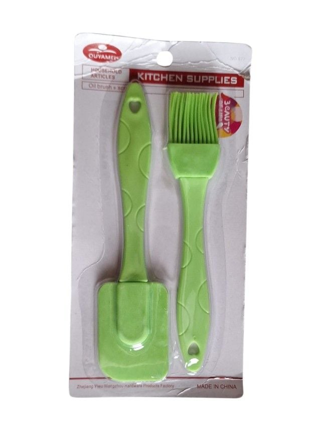 Ustensile gatit Engros pensula si spatula din silicon, diverse culori