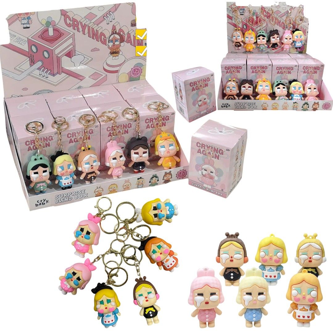 Jucărie CryBaby Breloc 6cm, 12/set Random BlindBox Engros – Figurine Surpriză de Colecție Engros
