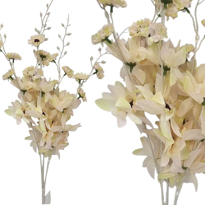 Buchet floare artificiala Dalie engros 5 fire 50 cm lungime