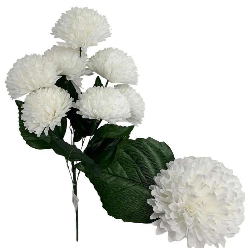 Crizantemă artificială 50cm, 7fire,flori artificiale engros