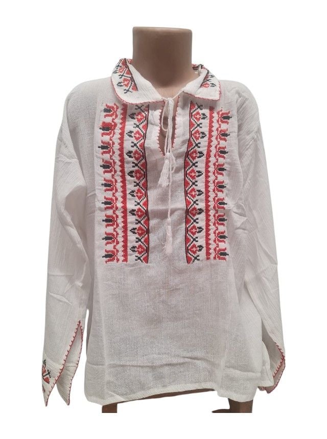 Ie Engros pentru baieti, cu maneca lunga, model brodat, Ds 1298