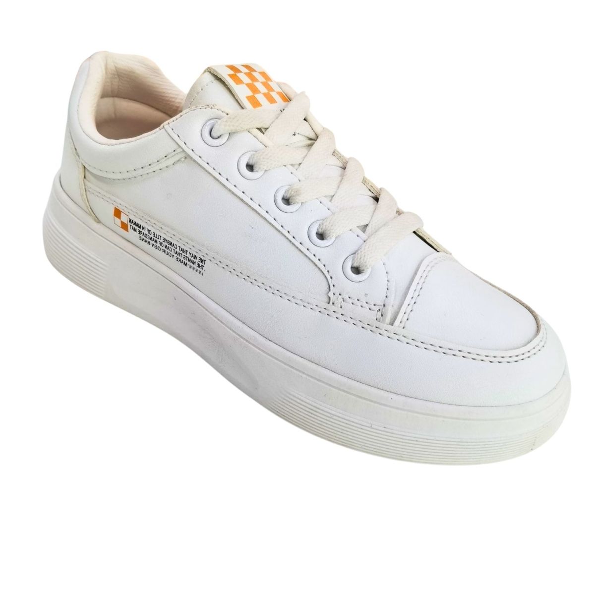Pantofi Sport Dama si Adolescenti ,Inchidere Siret, Piele Ecologica, Usori, Comozi, Engross, Marimi 36-41 ,8buc/bax portocaliu