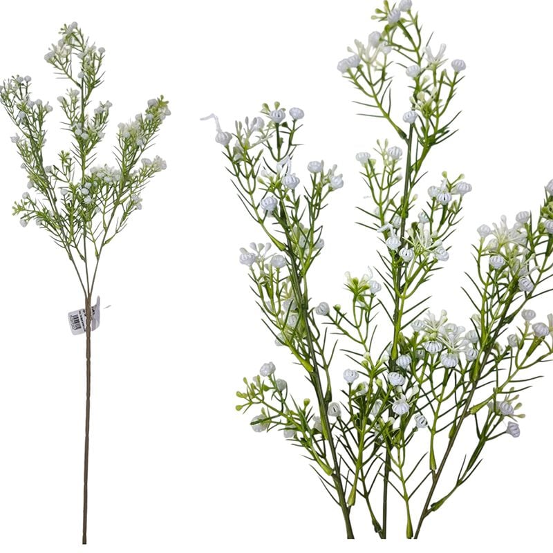 Creanga artificiala cu 3 tije gipsophilya ( FLOAREA MIRESEI) 70 cm lungime