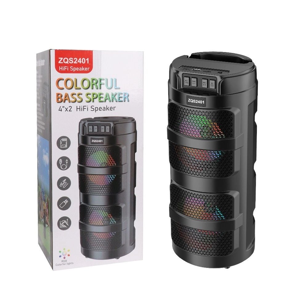 Boxa portabila ZQS2401 Engros, Wireless, 8 W, 3.7V/800mAh