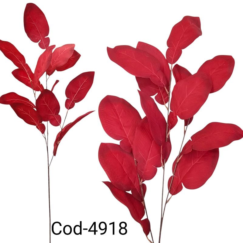 Creanga artificiala cu frunze mari pentru aranjamente florale engros 95 cm lungime