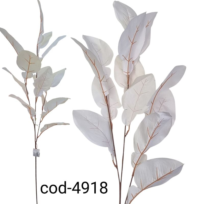 Creanga artificiala cu frunze mari pentru aranjamente florale engros 95 cm lungime