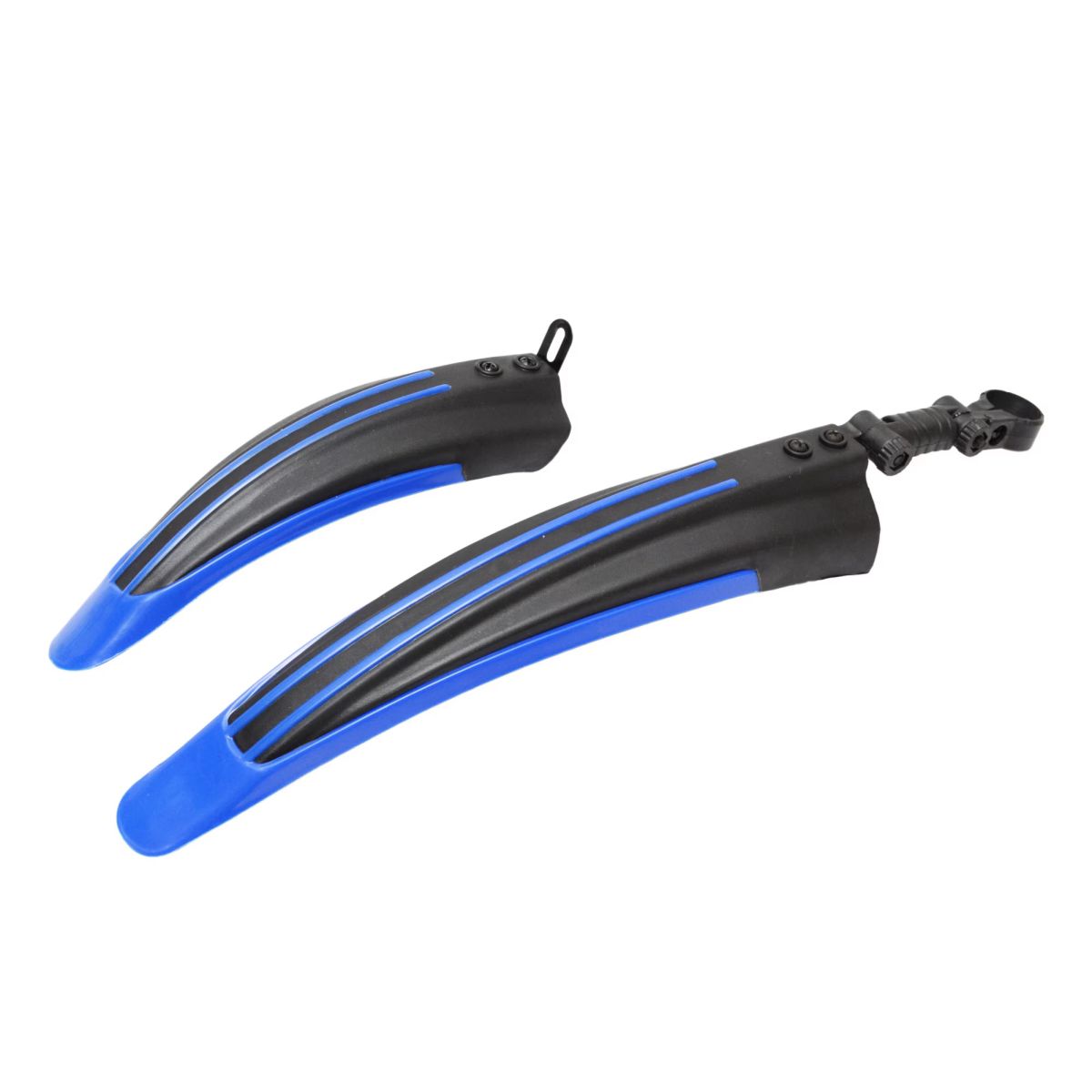 Aripi pentru bicicleta, din plastic, Negru / Albastru