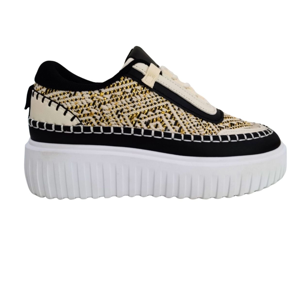 Pantofi Sport Dama si Adolescenti, Material Textil , Design Crosetat, Engross, Marimi 36-41, 8buc/bax negru
