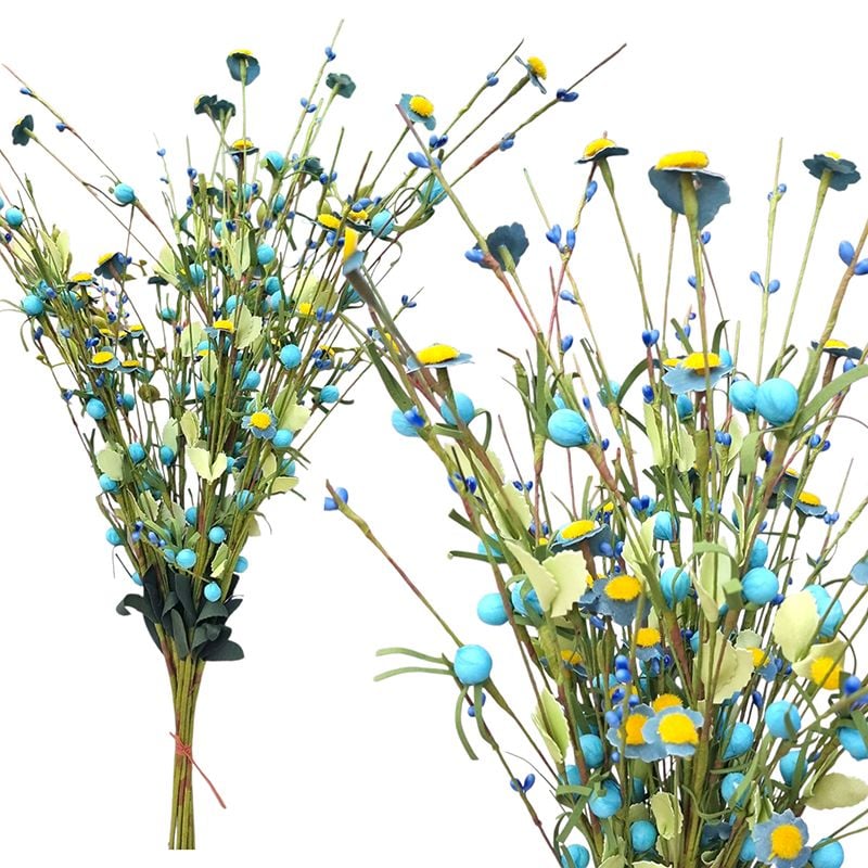 Buchet artificial de flori cu fir lung, engros 10/fire pe set 65 cm lungime
