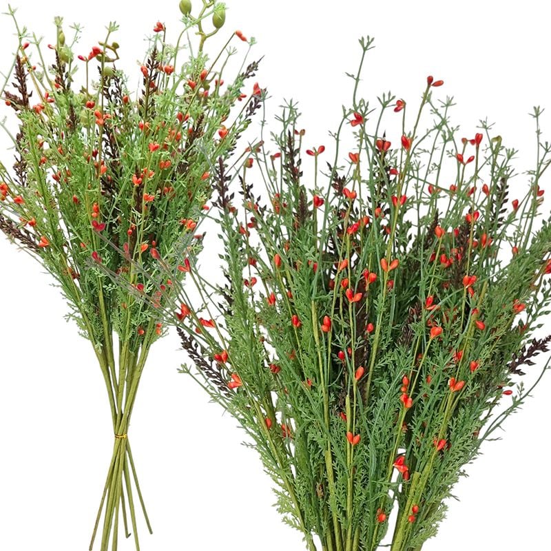 Buchet floare artificiala flori de camp engros 10/fire lungi pe buchet
