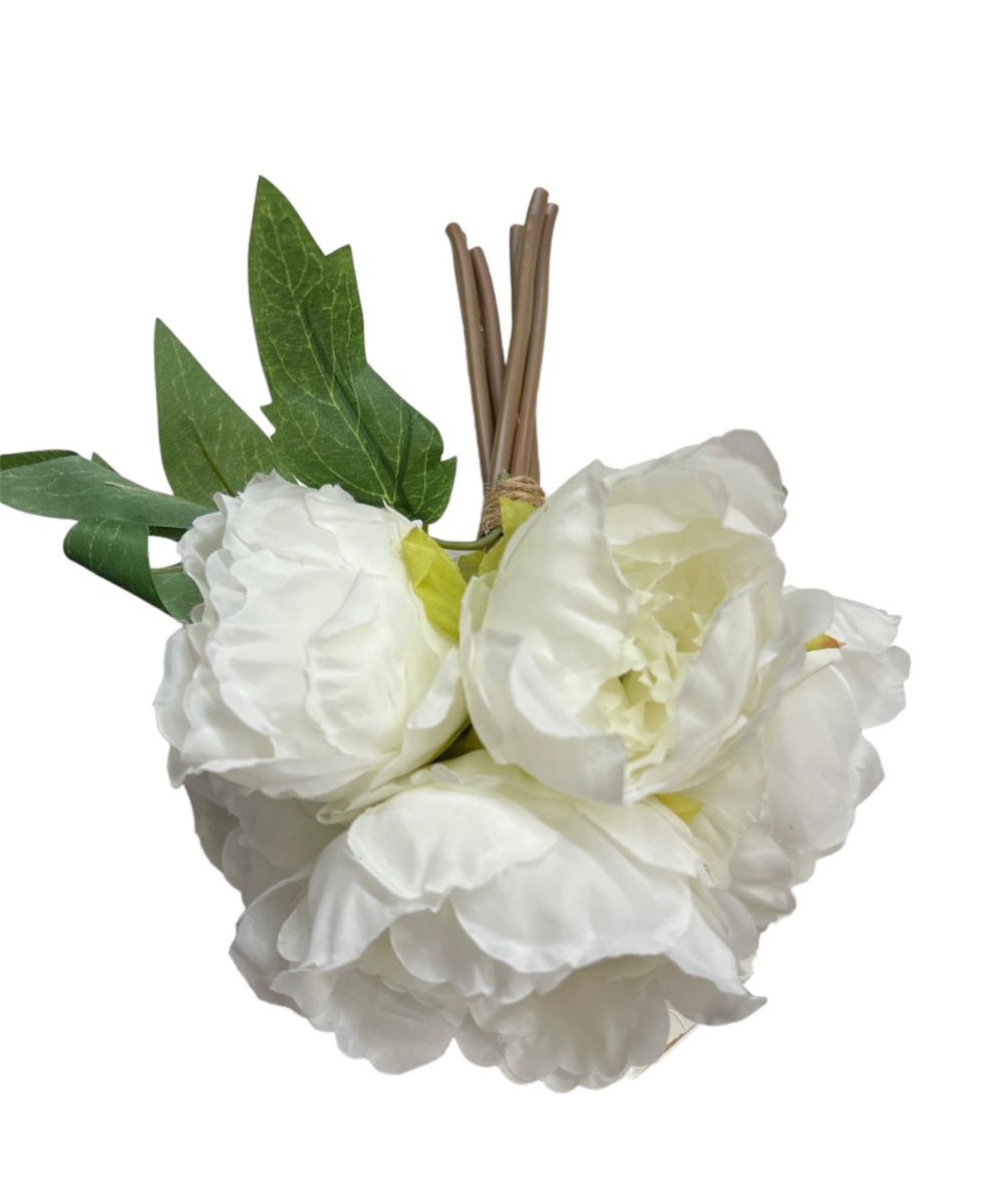 Buchet trandafir artificial 6 fire, Flori artificiale En-Gros, 30 cm