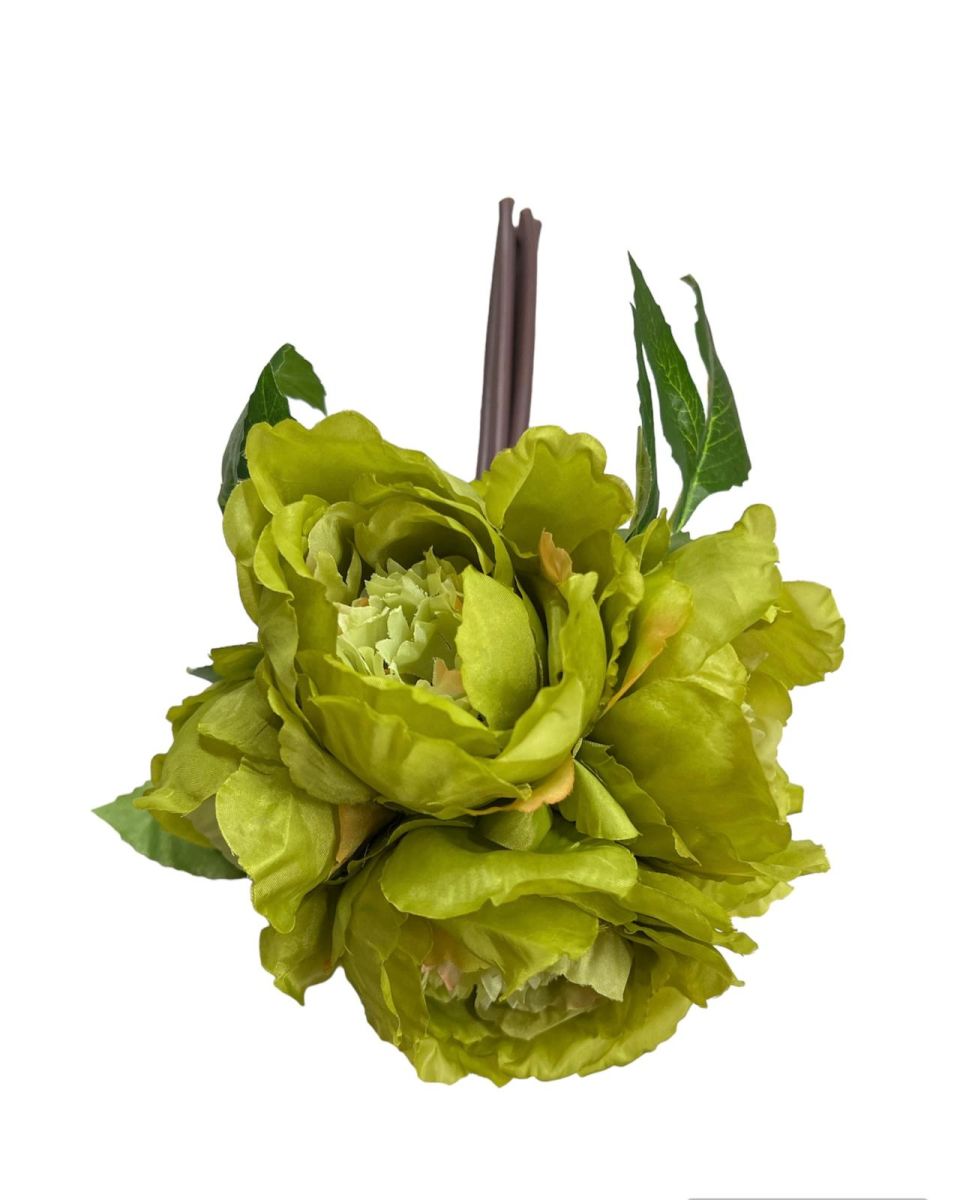 Buchet trandafir artificial 6 fire, Flori artificiale En-Gros, 30 cm