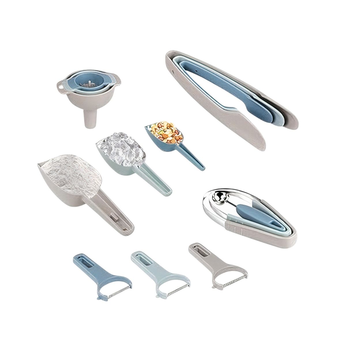 Curatator si Razatoare 3 in 1 Multifunctional, Rotativ, Manual cu 15 Ustensile Engros