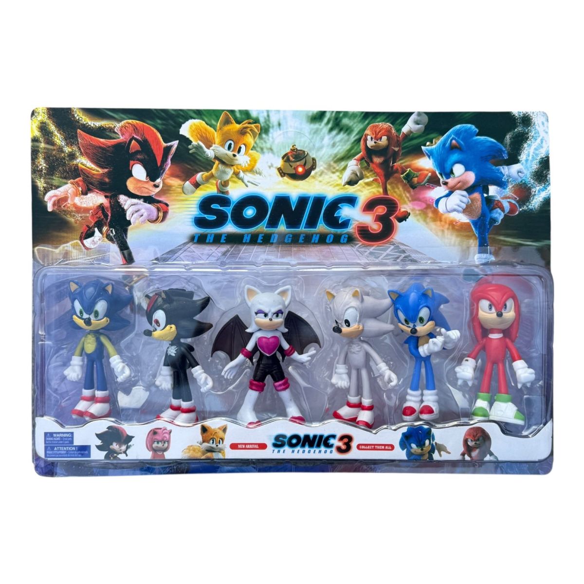 Set 6 figurine Ariciul si prietenii sai, multicolor, en-gros