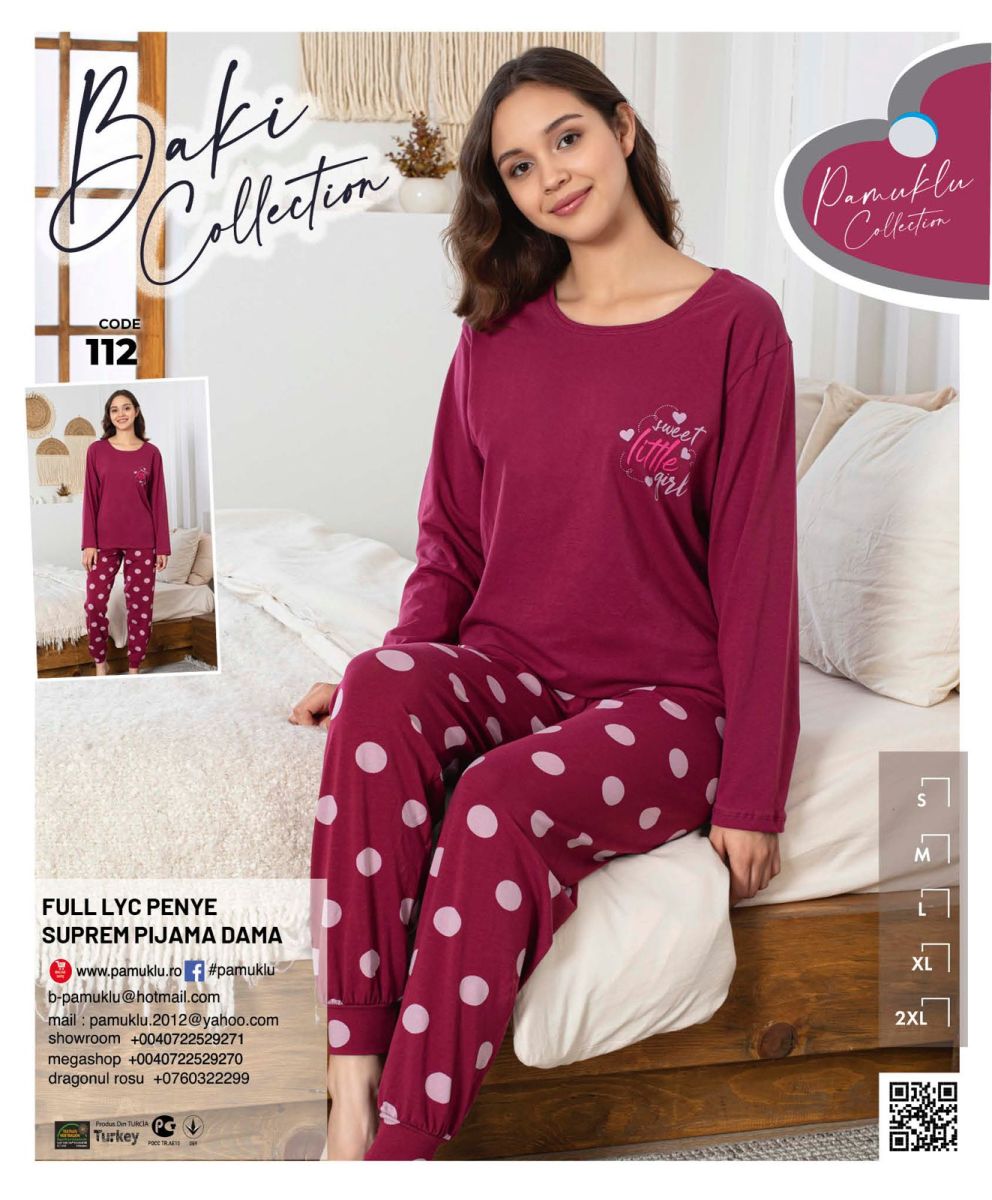 Pijama Dama Baki Licra 112 Engros