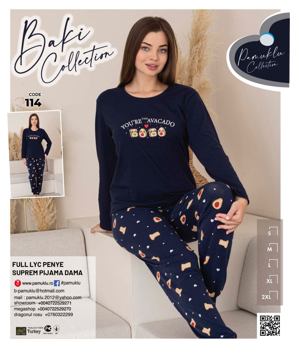 Pijama Dama Baki Licra 114 Engros