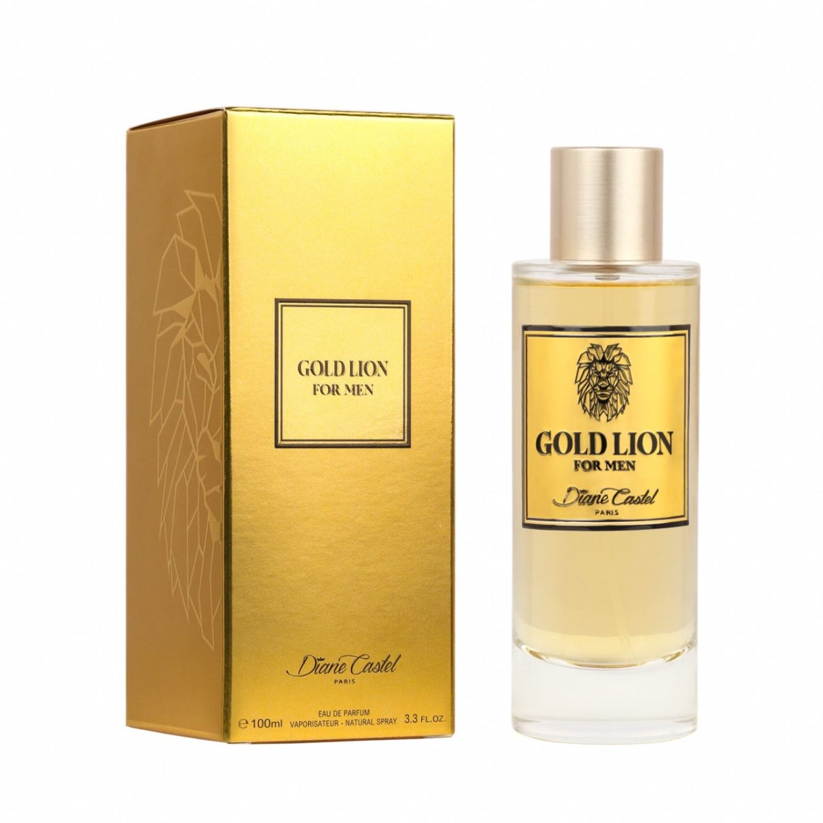 Apa de Parfum Gold Lion 100 ml, barbati Engros
