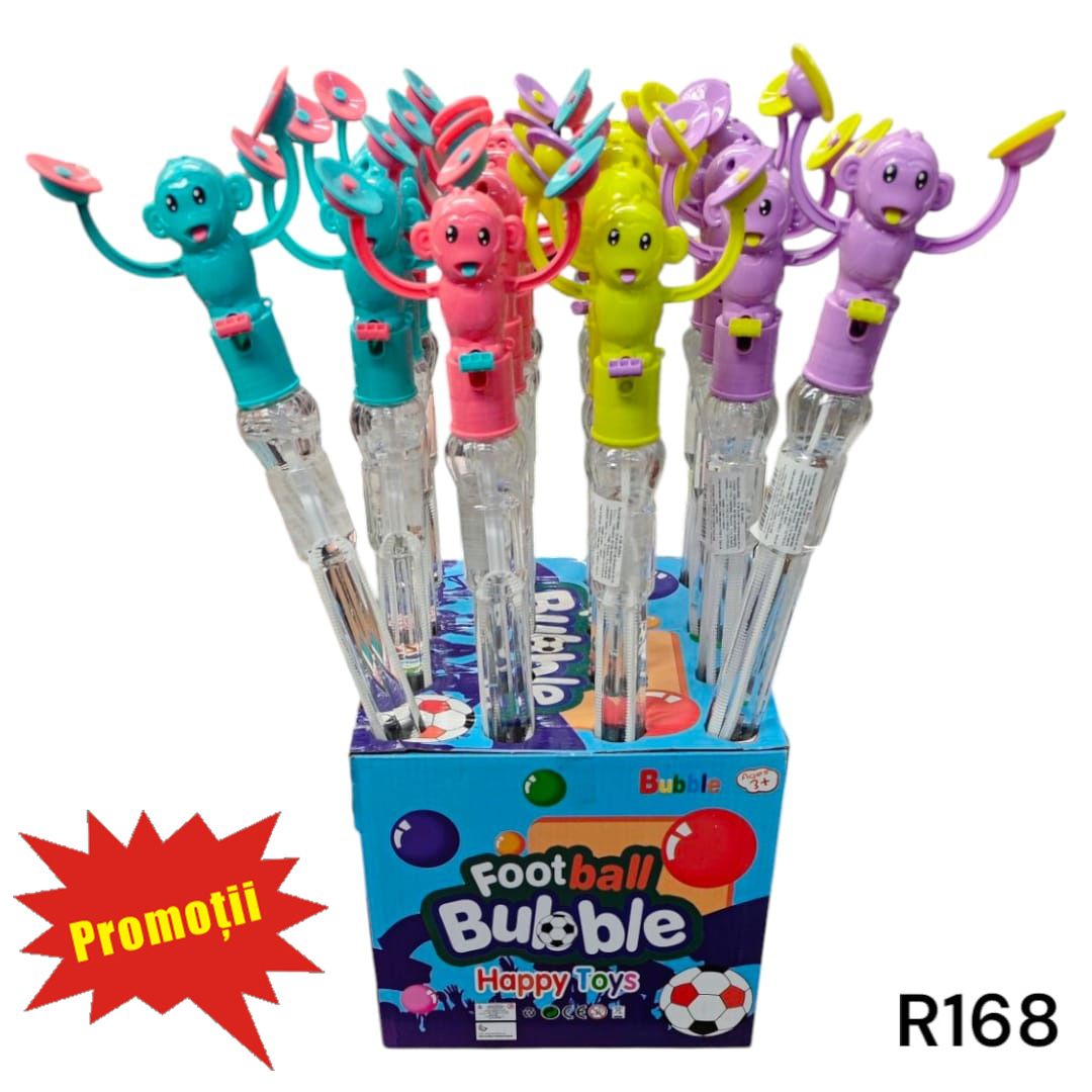 Jucarie baloane de sapun bubble cu figurine colorate engross