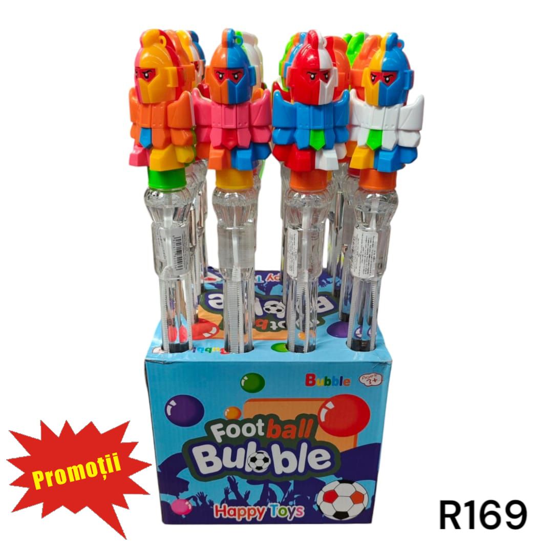 Jucarie baloane de sapun bubble cu figurine colorate engross