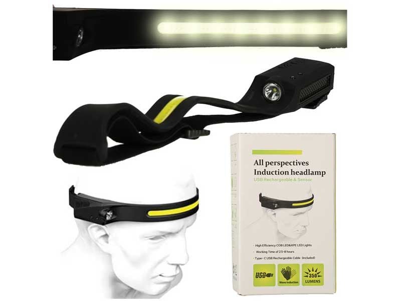 Lanterna frontala cu incarcare USB