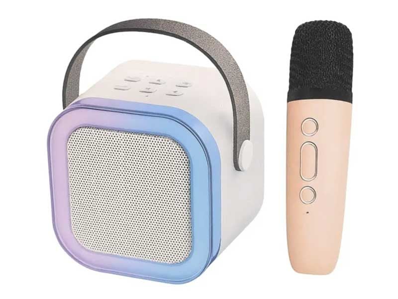 Boxa si microfon Karaoke BT-K12 lumina RGB ENGROSS