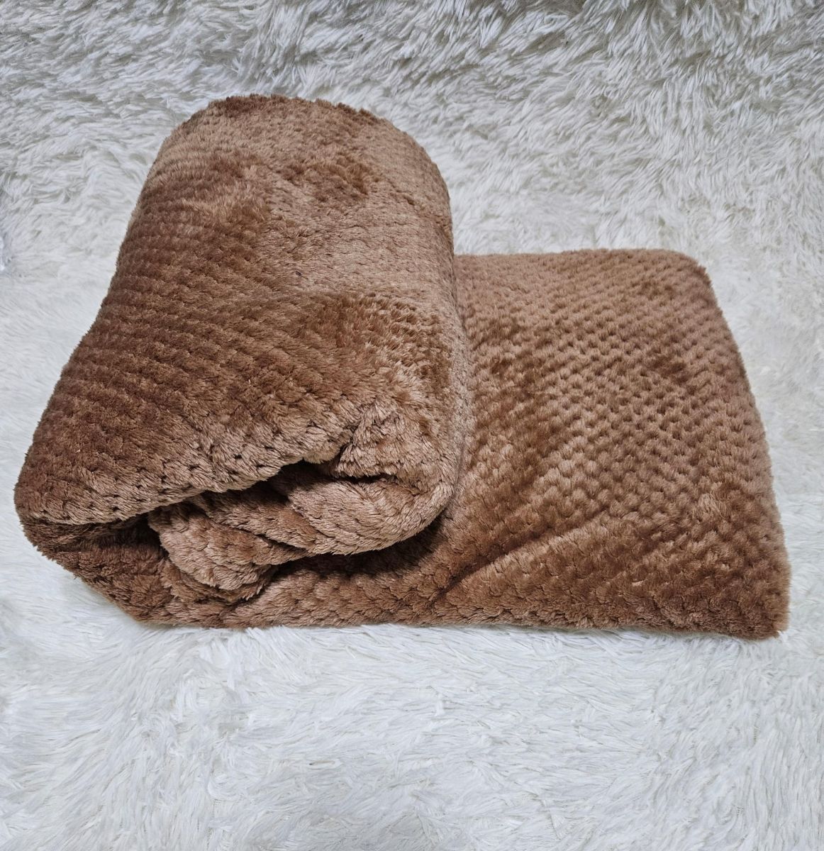 Paturi Gofrate En-Gros, Maro, Material Cocolino de Lux, 200x230 CM, pentru Pat Dublu, UNI