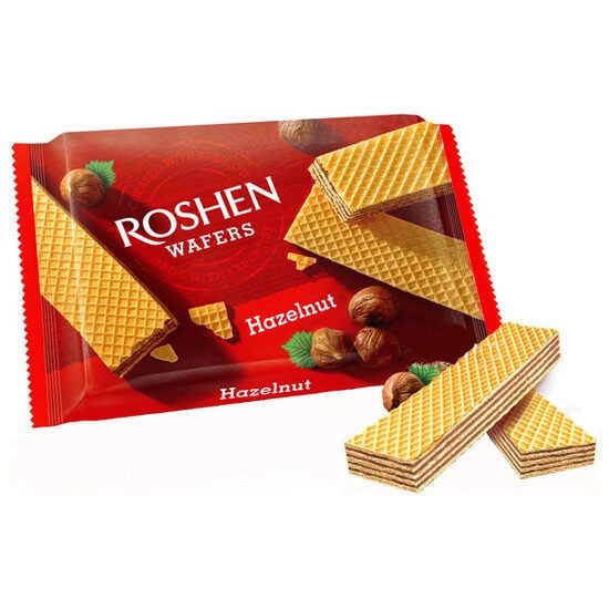 Napolitane Roshen Hazelnut, 72g Engros