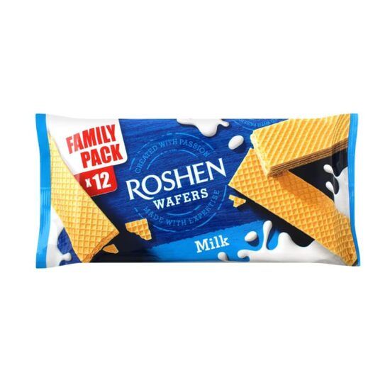 Napolitane Roshen Milk, 216g Engros