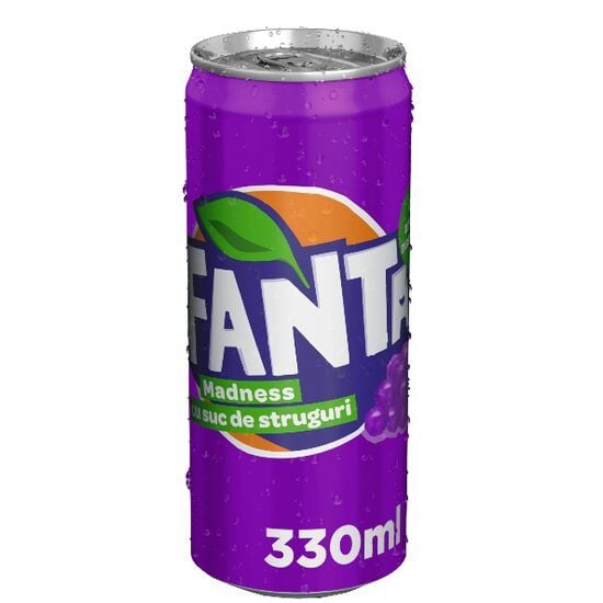 Bautura Carbogazoasa Fanta Madness, Doza, 0.33l, SGR Engros