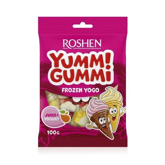 Jeleuri frozen yogo Yummi Gummi Roshen, 70g Engros
