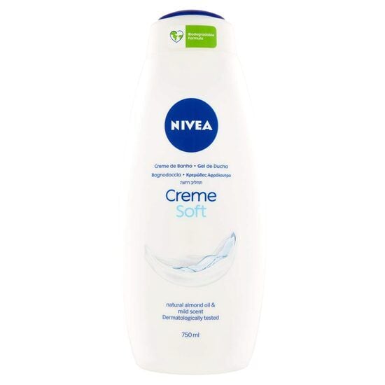Gel de dus Creme Soft, 750 ml, Nivea Engros