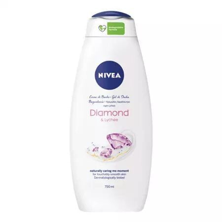 Gel de dus 2 in 1 Diamond & Lychee, 750 ml, Nivea Engros