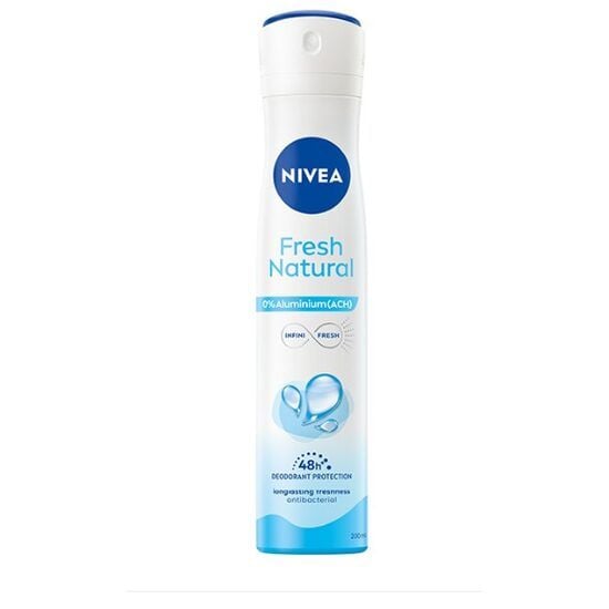 Deodorant antibacterian Nivea Fresh Natural, 200ml Engros