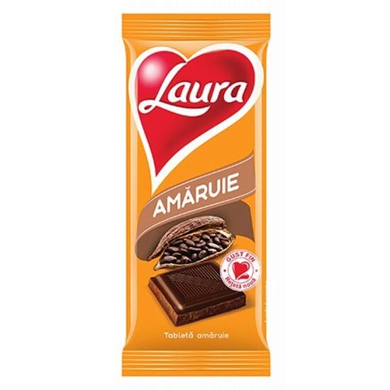 Tableta Ciocolata Amaruie Laura, 80 g Engros