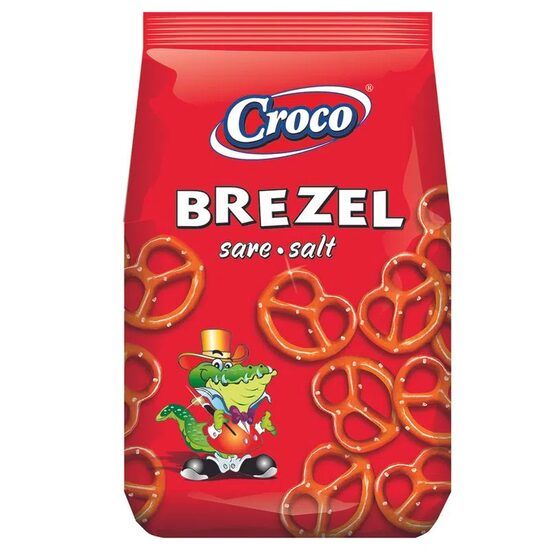 Brezel cu sare Croco, 80 g Engros