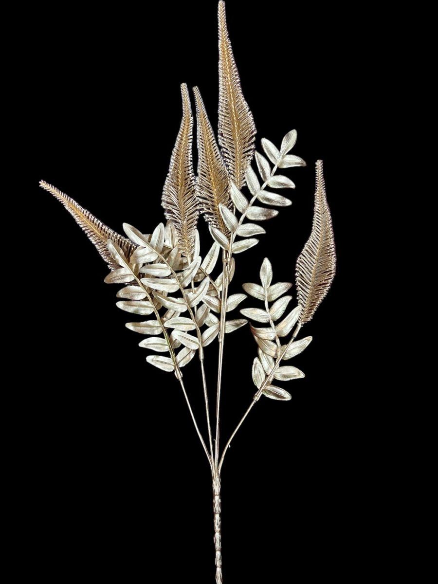 Creanga feriga/ciulin artificiala aurie, Flori artificiale En-Gros, 60 cm