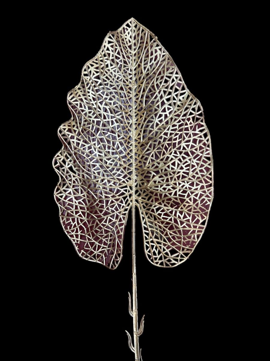 Frunza arum aurie, Flori artificiale En-Gros, 60 cm