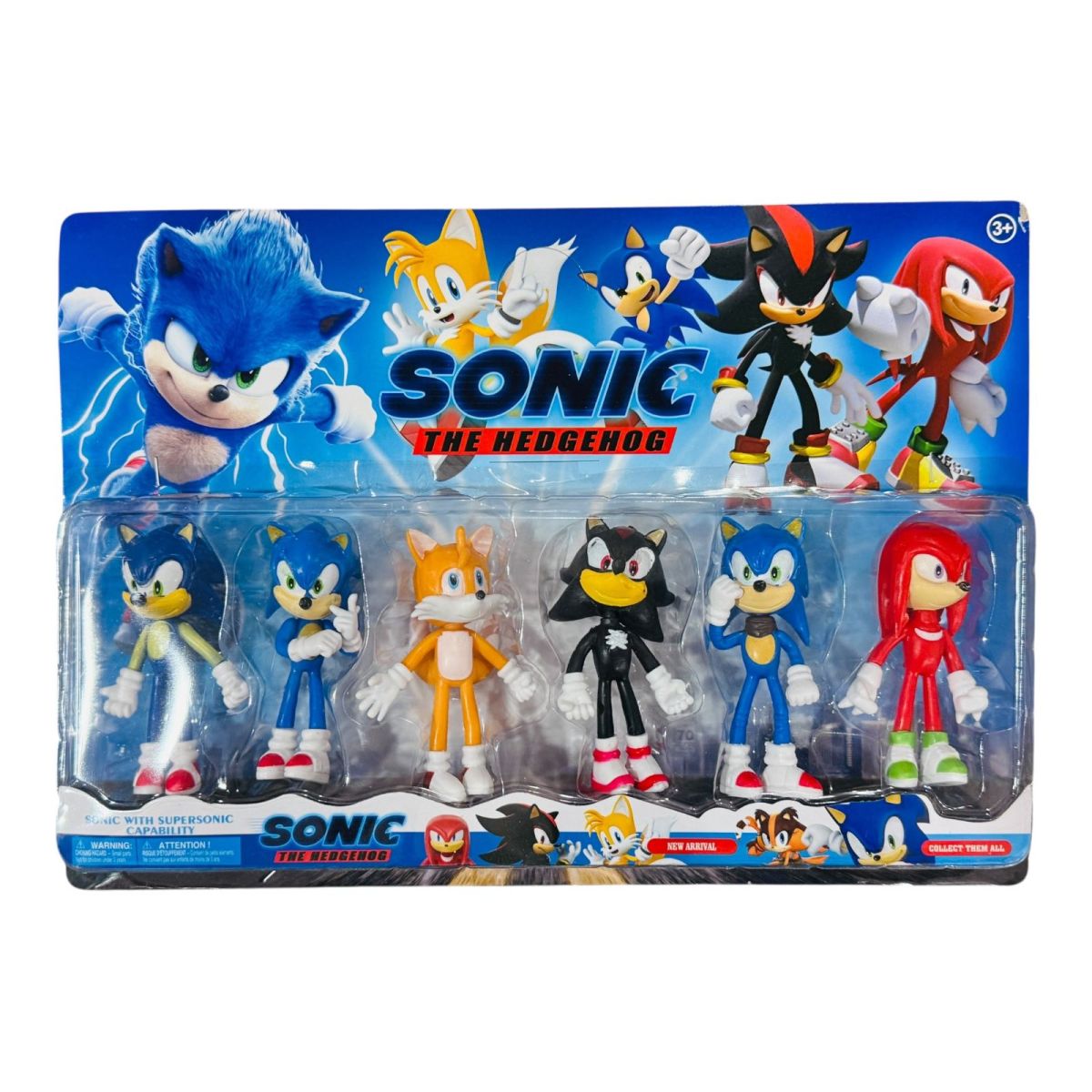 Set 6 figurine Ariciul salvator si prietenii, multicolor, 39×28cm, en-gros