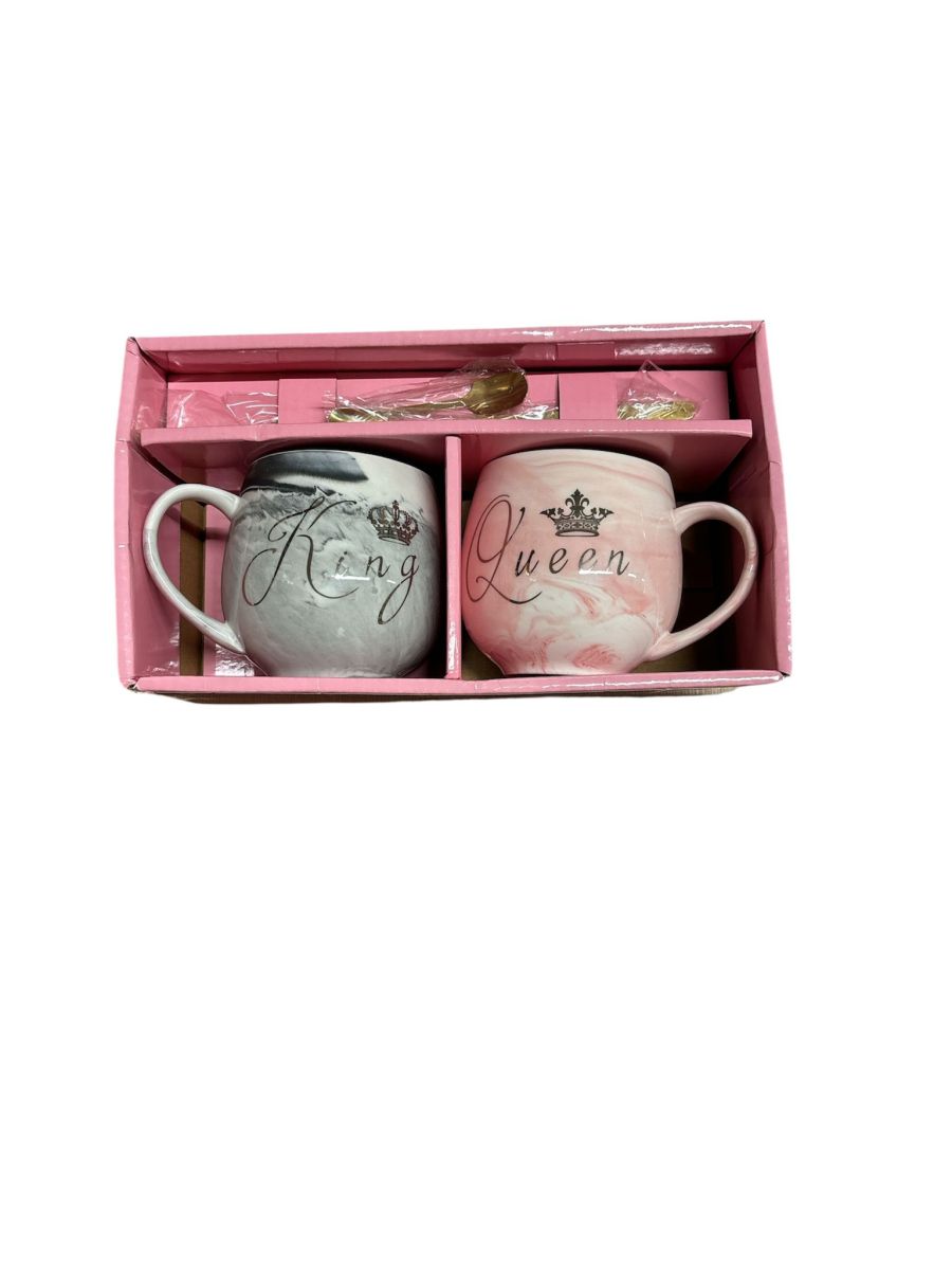 Set Căni King & Queen din ceramică, En-gros