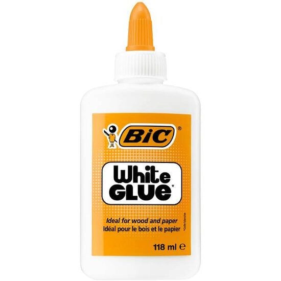 Lipici lichid alb tip aracet, BIC, 118 ml, 8 bucati Engros