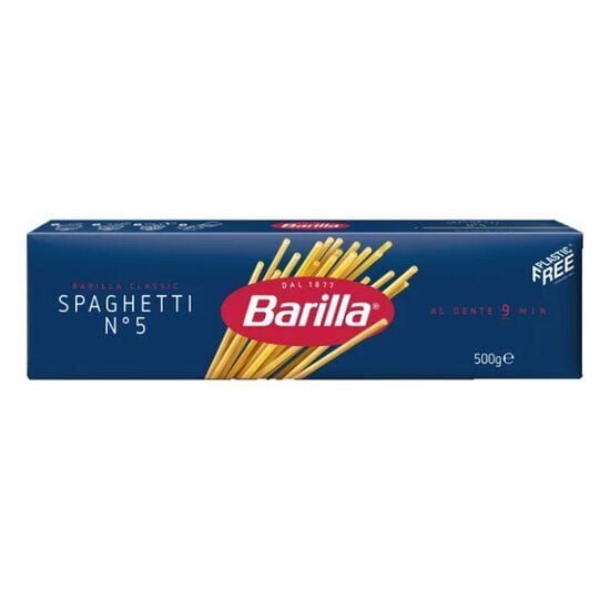 Paste Spaghetti n.5, Barilla 500g Engros