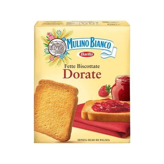 Pâine prăjită felii Mulino Bianco Fette Biscottate, Barilla, 315g Engros