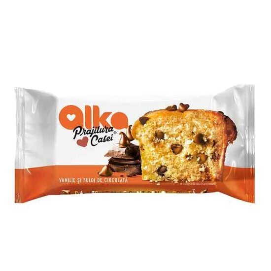 Prăjitura casei cu vanilie și fulgi de ciocolată Alka 60 g Engros