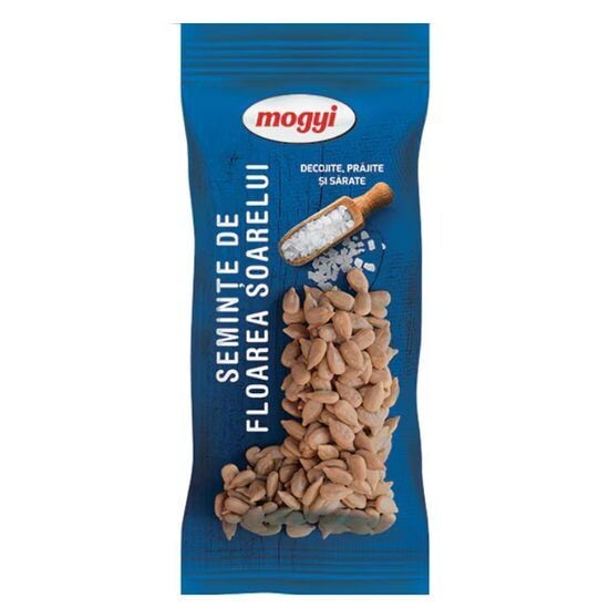 Seminte decojite, prajite si sarate de floarea-soarelui, Mogyi, 50g Engros